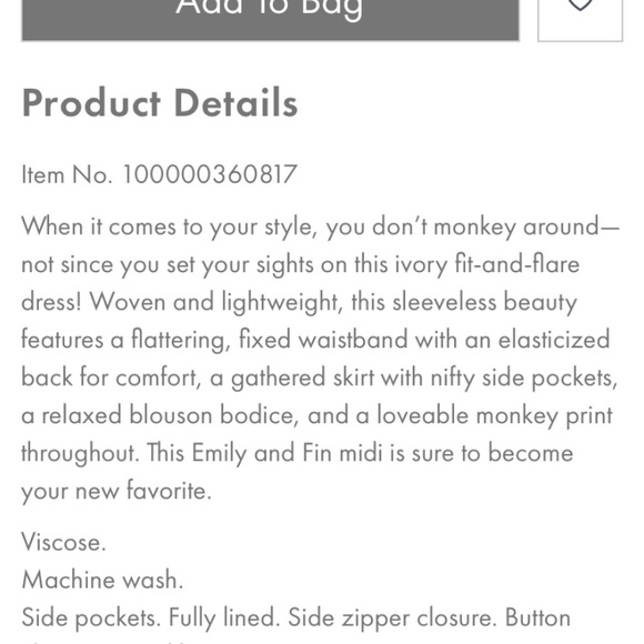 ModCloth/Emily and Fin Azrou Cedar Monkey Dress - Picture 3 of 13